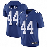 Nike Men & Women & Youth Giants 44 Doug Kotar Blue NFL Vapor Untouchable Limited Jersey,baseball caps,new era cap wholesale,wholesale hats